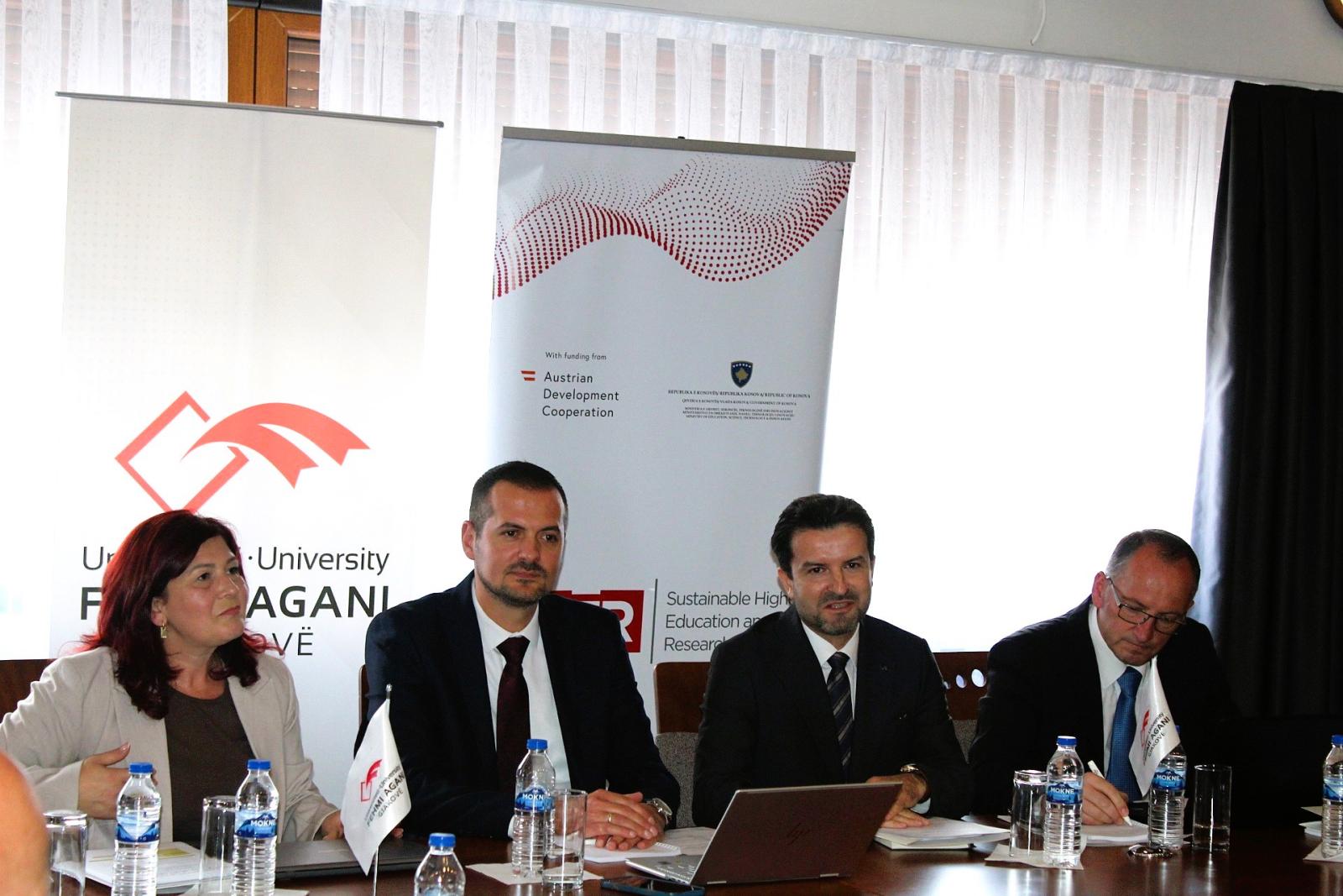 The University “Fehmi Agani” in Gjakova held a Two-Day Workshop for the Drafting of the Strategic Plan 2026–2030